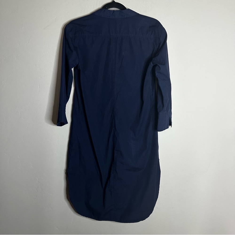Michael Stars |Small Navy cotton Shirt dress - Picture 2 of 9